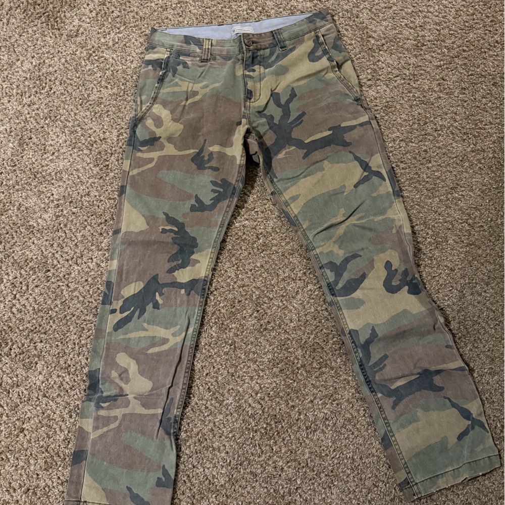 Men's Camouflage Straight Jeans